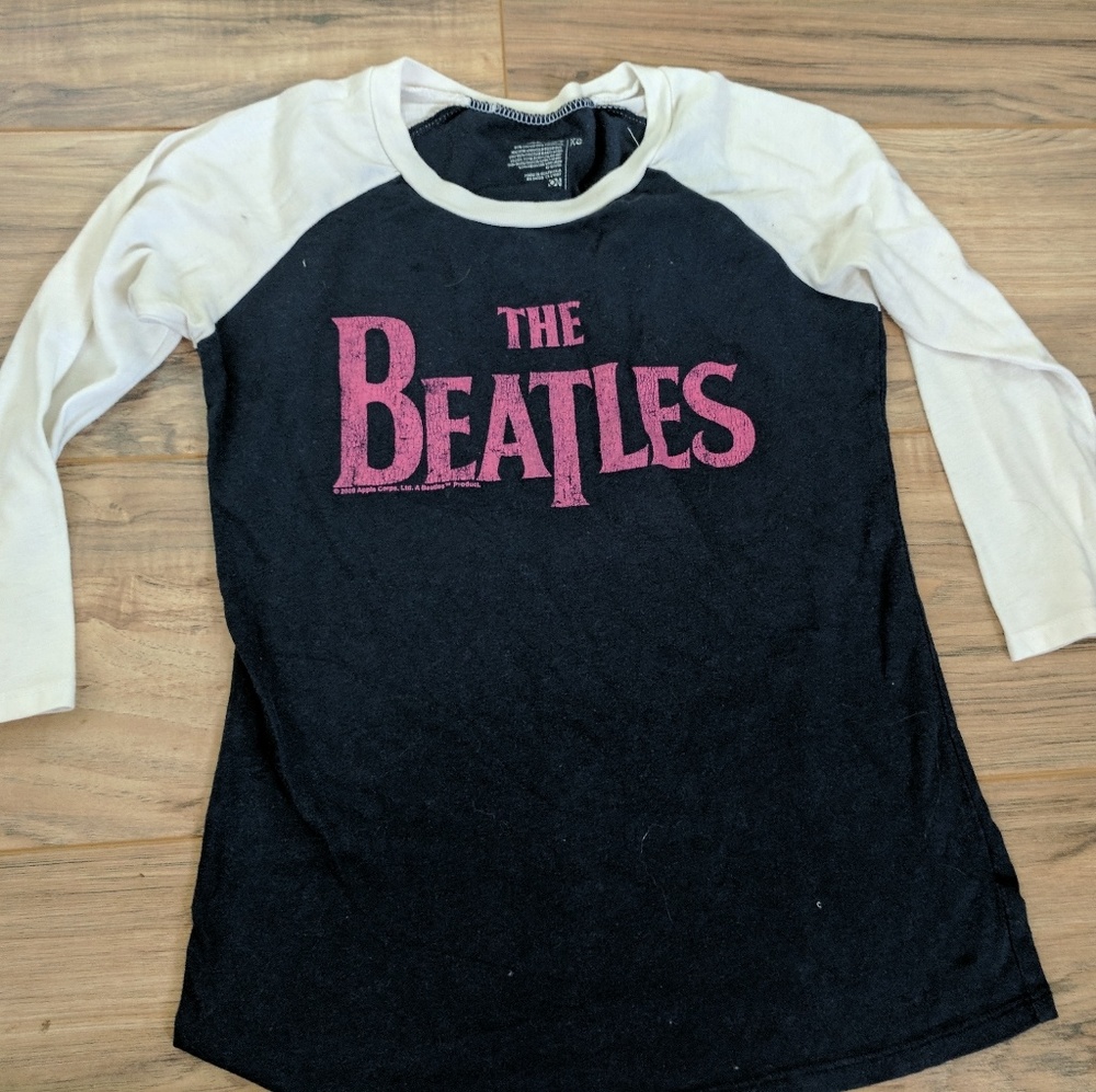 The beatles graphic baseball tee